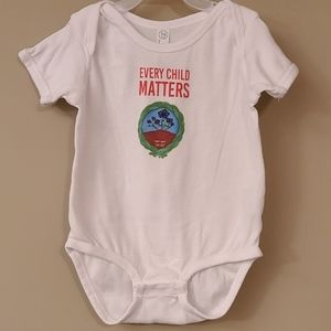 **3/$25**"Every Child Matters" white short sleeved onesie/bodysuit